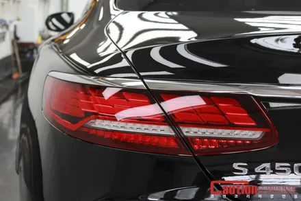 벤츠 S450 쿠페 쿨그레이 전체랩핑 / 동대문,광진구,중랑구