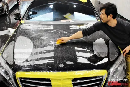 벤츠 S400 자동차보호필름 PPF 시공 : 장안동 코션 / 동대문,광진구,중랑구