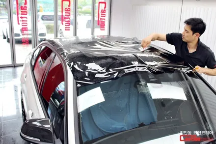 BMW 320d 루프스킨 : KPMF 탑폴리에 - 장안동 코션 / 동대문,광진구,중랑구