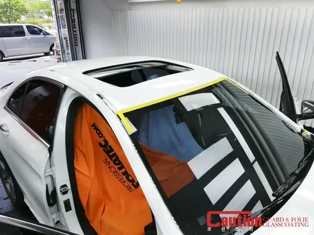 벤츠 C63 AMG 블랙PPF 루프스킨? 탑폴리에 루프스킨! / 동대문,광진구,중랑구