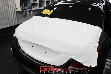 S63 AMG 가장 먼저 해야할 3M 유광화이트 전체랩핑 / 동대문,광진구,중랑구