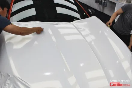재규어 F-Type S : F-타입 S 컨버터블 전체랩핑 - 장안동카스킨 코션 / 동대문,광진구,중랑구