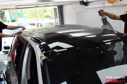 BMW X5 루프스킨 시공 - 장안동 코션 / 동대문,광진구,중랑구