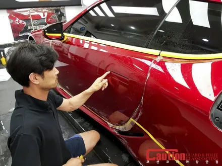 렉서스 LC500h  럭셔리 쿠페 전체PPF 작업 : 코션가드 / 동대문,광진구,중랑구