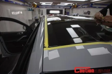 BMW X6 루프스킨 사이드스텝 사이드미러까지 포인트랩핑 / 동대문,광진구,중랑구