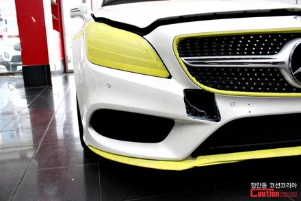 벤츠 CLS400 앞범퍼 PPF 시공 - 장안동 코션 / 동대문,광진구,중랑구