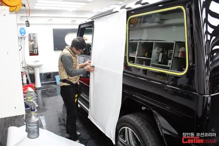 벤츠 G 63 AMG(G바겐, 지바겐) 튜닝 전체랩핑 시공 - 장안동 코션 / 동대문,광진구,중랑구