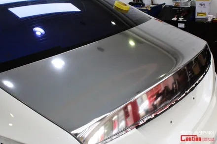 벤츠 CLS 63 AMG 카스킨, 실버크롬랩핑 - 장안동 코션 / 동대문,광진구,중랑구