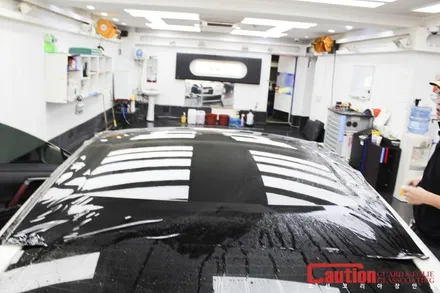 닛산 R35 GTR 탑폴리에 루프스킨으로 드레스업 / 동대문,광진구,중랑구