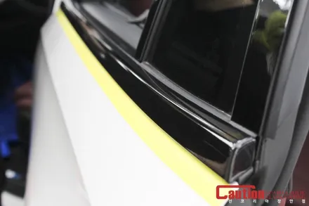 BMW X6 윈도우크롬과 그릴, 루프랙까지 블랙으로 부분랩핑 / 동대문,광진구,중랑구