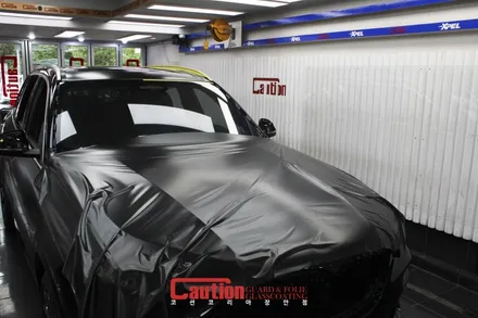 강북 사틴블랙 랩핑은 에이버리 SWF : BMW X5 전체 풀시공 / 동대문,광진구,중랑구