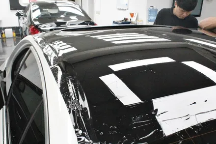 BMW 528i 루프스킨 시공 - 장안동 코션 / 동대문,광진구,중랑구