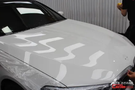 BMW 530i 자동차보호필름 PPF 보닛 시공 - 장안동 코션 / 동대문,광진구,중랑구