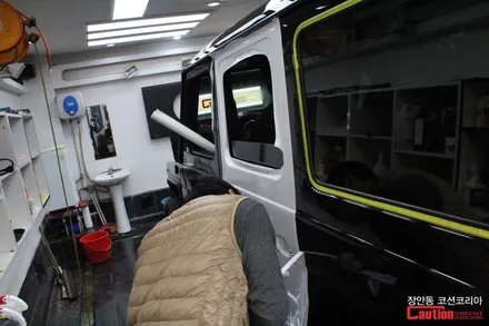 벤츠 G 63 AMG(G바겐, 지바겐) 튜닝 전체랩핑 시공 - 장안동 코션 / 동대문,광진구,중랑구