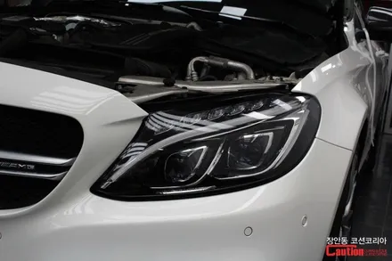 벤츠 C63 AMG 생활보호 PPF 시공, 장안동 코션에서 자동차 PPF 시공가격 알아보세요. / 동대문,광진구,중랑구