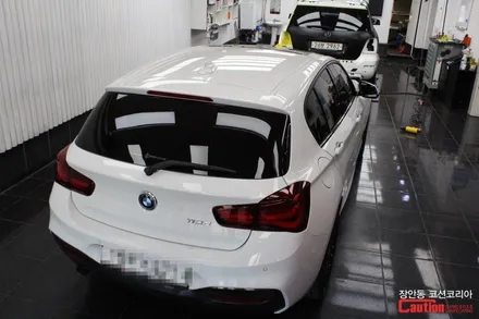 BMW 118d 루프스킨, KPMF 탑폴리에 & 3M 1080 유광블랙 - 장안동 코션 / 동대문,광진구,중랑구
