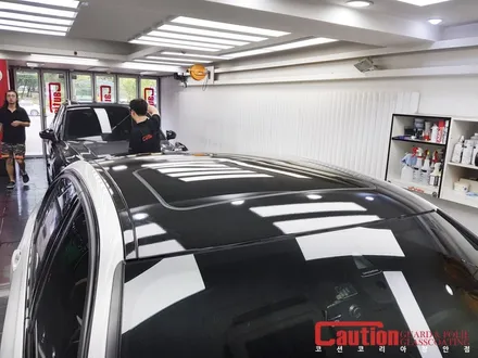 BMW 320d 루프스킨 3M2080 유광블랙 시공기 / 동대문,광진구,중랑구