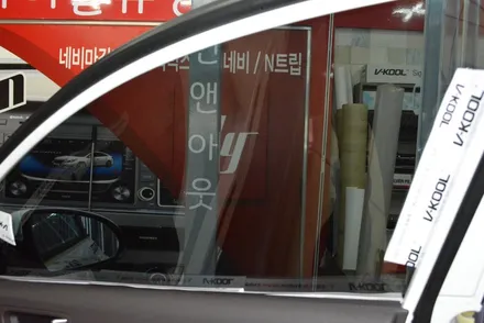 원주 브이쿨 썬팅 K5차량 측.후면 PDI등급 시공 완료!! / 원주 호저면