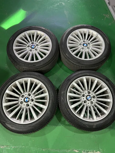 대구 휠복원 대구 휠도색 대구 휠수리 타이어 전문 휠플레이[BMW 3시리즈 GT 순정 18인치 블랙펄유광 휠도색 작업입니다.] / 대구 서구 평리동