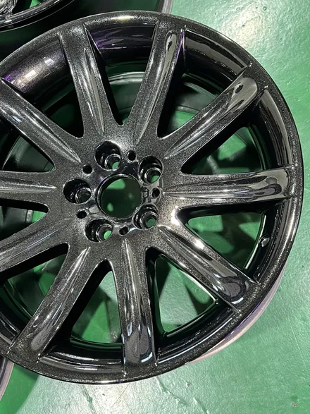 대구 휠복원 대구 휠도색 대구 휠수리 타이어 전문 휠플레이[BMW 7시리즈 클래식카 19인치 블랙펄유광 휠도색 작업 입니다.] / 대구 서구 평리동