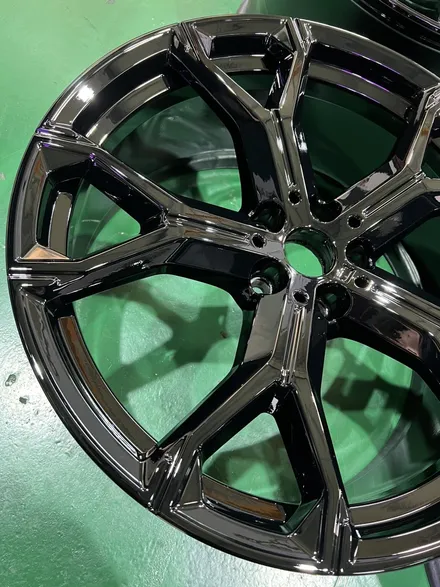 대구 휠복원 대구 휠도색 대구 휠수리 타이어 전문 휠플레이[BMW X6 순정 21인치 블랙유광 휠도색 작업입니다.] / 대구 서구 평리동