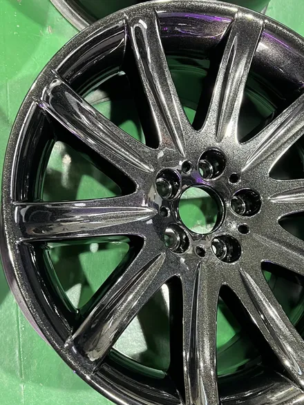 대구 휠복원 대구 휠도색 대구 휠수리 타이어 전문 휠플레이[BMW 7시리즈 클래식카 19인치 블랙펄유광 휠도색 작업 입니다.] / 대구 서구 평리동