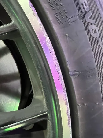 대구 휠복원 대구 휠도색 대구 휠수리 잘하는 곳 타이어 전문 휠플레이[BMW 5시리즈 순정 19인치 다이아몬드커팅 휠복원 작업입니다.] / 대구 서구 평리동