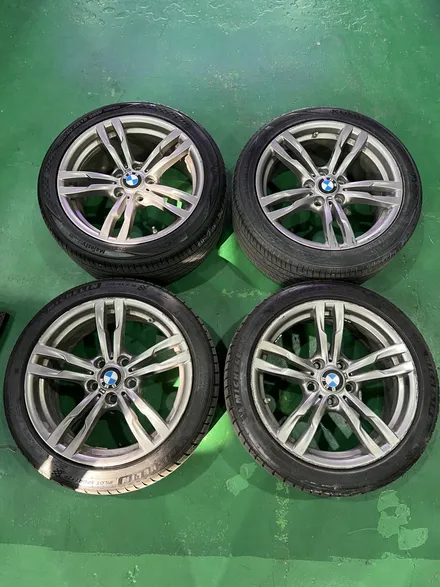 대구 휠복원 대구 휠도색 대구 자동차 휠수리 잘하는 곳 휠플레이 타이어 전문[BMW 3시리즈 순정 18인치 블랙펄유광 휠도색 작업입니다.] / 대구 서구 평리동
