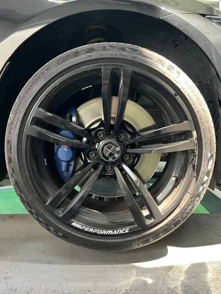 대구 휠복원 대구 휠도색 대구 자동차 휠수리 잘하는 곳 휠플레이 타이어 전문[BMW 4시리즈 순정 19인치 블랙반무광 매트블랙 휠도색 작업입니다.] / 대구 서구 평리동