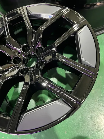 대구 휠복원 대구 휠도색 대구 휠수리 타이어 전문 휠플레이[BMW 7시리즈 순정 20인치 블랙유광 휠도색 작업입니다.] / 대구 서구 평리동