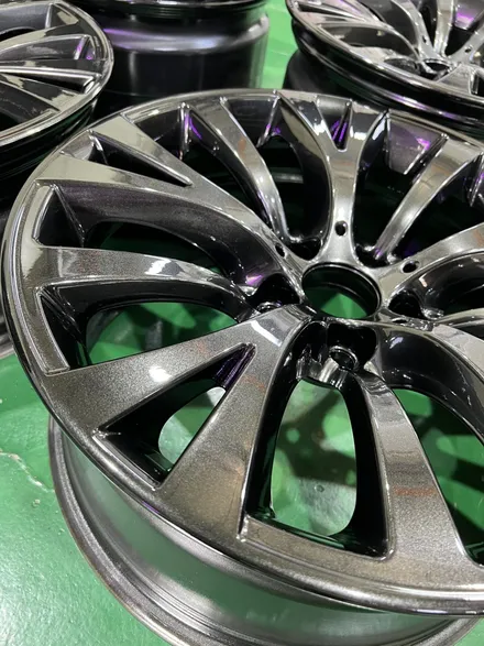 대구 휠복원 대구 휠수리 대구 휠도색 타이어 전문샵 휠플레이 [BMW GT 순정19인치 고스트크롬 휠도색 작업입니다.] / 대구 서구 평리동