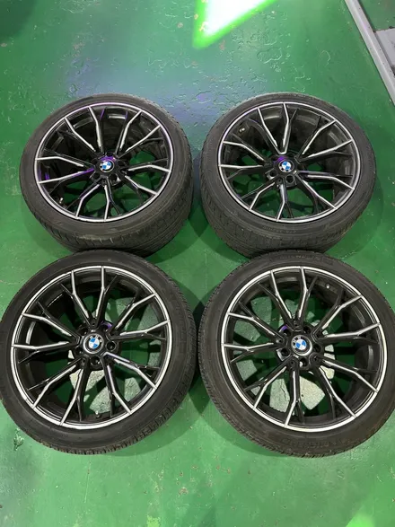 대구 휠복원 대구 휠도색 대구 휠수리 잘하는 곳 타이어 전문 휠플레이[BMW 5시리즈 순정 19인치 다이아몬드커팅 휠복원 작업입니다.] / 대구 서구 평리동