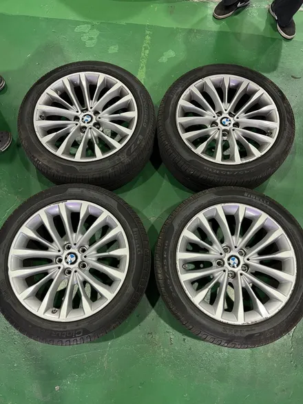 대구 휠복원 대구 휠도색 대구 자동차 휠수리 잘하는 곳 휠플레이 타이어 전문[BMW 5시리즈 순정 18인치 순정 휠복원 작업입니다.] / 대구 서구 평리동