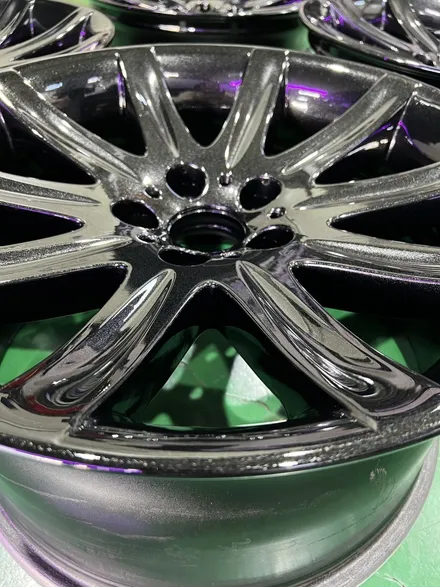 대구 휠복원 대구 휠도색 대구 휠수리 타이어 전문 휠플레이[BMW 7시리즈 클래식카 19인치 블랙펄유광 휠도색 작업 입니다.] / 대구 서구 평리동