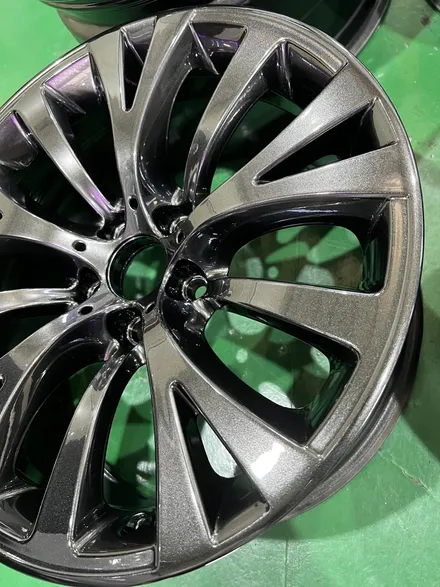 대구 휠복원 대구 휠수리 대구 휠도색 타이어 전문샵 휠플레이 [BMW GT 순정19인치 고스트크롬 휠도색 작업입니다.] / 대구 서구 평리동