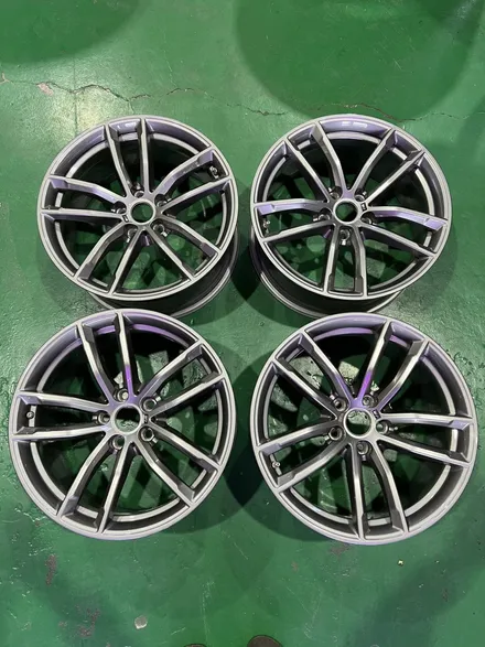 대구 휠복원 대구 휠도색 대구 자동차 휠수리 잘하는 곳 휠플레이 타이어 전문[BMW 5시리즈 순정 18인치 휠복원 작업입니다.] / 대구 서구 평리동