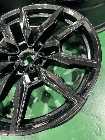 대구 휠복원 대구 휠도색 대구 자동차 휠수리 잘하는 곳 휠플레이 타이어 전문[BMW 850 순정 20인치 블랙펄유광 휠도색 작업입니다.] / 대구 서구 평리동