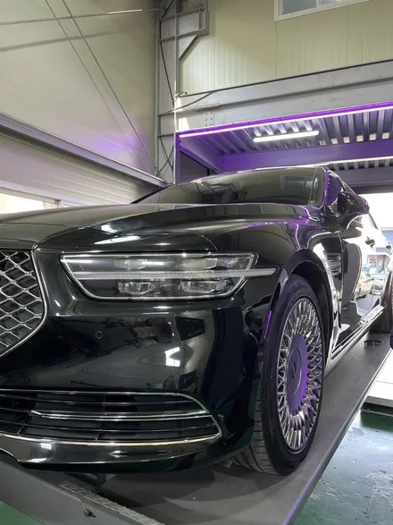 대구 휠복원 대구 휠도색 대구 휠수리 잘하는 곳 휠플레이 타이어 전문 [제네시스 G90 순정 19인치 휠복원 작업입니다.] / 대구 서구 평리동