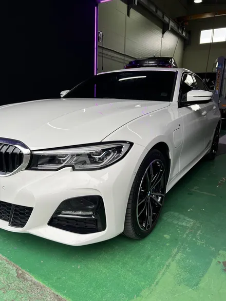 대구 휠복원 대구 휠도색 대구 자동차 휠수리 잘하는 곳 휠플레이 타이어 전문[BMW 3 순정 19인치 다이아몬드커팅 휠복원 작업입니다.] / 대구 서구 평리동