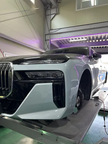 대구 휠복원 대구 휠도색 대구 자동차 휠수리 잘하는 곳 휠플레이 타이어 전문[BMW i7 순정 21인치 다이아몬드커팅 휠복원 작업입니다.] / 대구 서구 평리동