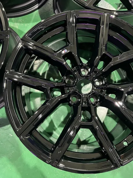 대구 휠복원 대구 휠도색 대구 자동차 휠수리 잘하는 곳 휠플레이 타이어 전문[BMW 4시리즈 G22 19인치 블랙유광 휠도색 작업입니다.] / 대구 서구 평리동