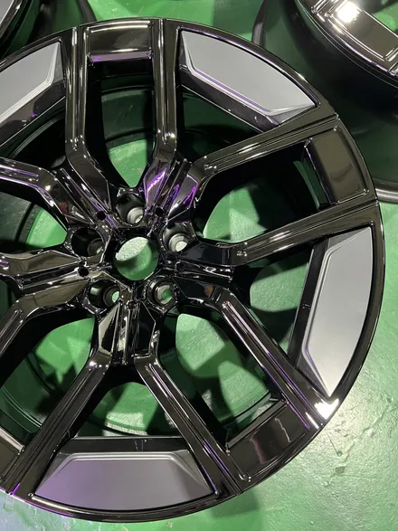 대구 휠복원 대구 휠도색 대구 휠수리 타이어 전문 휠플레이[BMW 7시리즈 순정 20인치 블랙유광 휠도색 작업입니다.] / 대구 서구 평리동