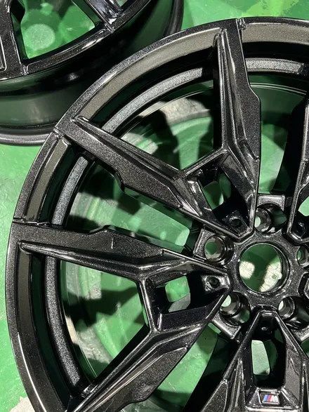 대구 휠복원 대구 휠도색 대구 자동차 휠수리 잘하는 곳 휠플레이 타이어 전문[BMW 850 순정 20인치 블랙펄유광 휠도색 작업입니다.] / 대구 서구 평리동