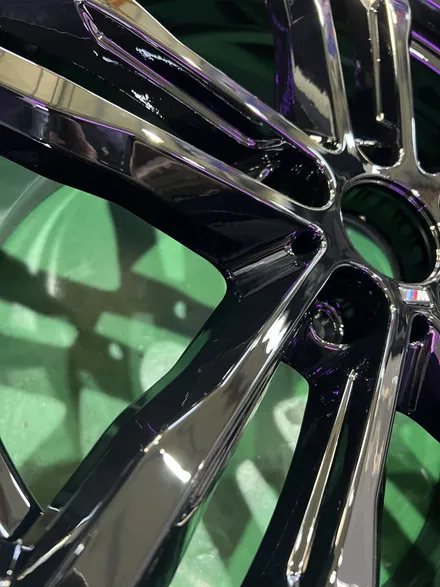 대구 휠복원 대구 휠도색 대구 자동차 휠수리 잘하는 곳 휠플레이 타이어 전문[BMW 4시리즈 순정 19인치 블랙유광 휠도색 작업입니다.] / 대구 서구 평리동
