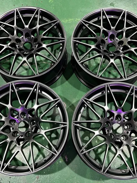 대구 휠복원 대구 휠도색 대구 자동차 휠수리 잘하는 곳 휠플레이 타이어 전문[BMW M3 순정 20인치 고스트크롬 무광 휠도색 작업입니다.] / 대구 서구 평리동