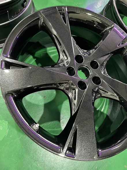 대구 휠복원 대구 휠도색 대구 휠수리 타이어 전문 휠플레이[제네시스 GV80 블랙펄유광 휠도색 작업입니다.] / 대구 서구 평리동