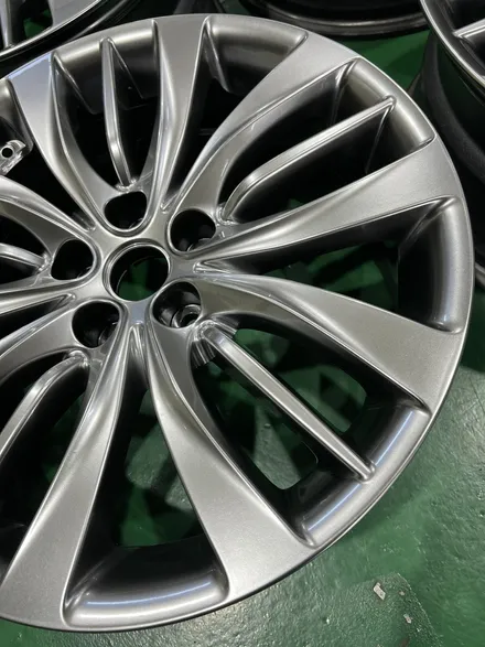 대구 휠복원 대구 휠도색 대구 휠수리 타이어 전문 휠플레이[제네시스 g80 순정 19인치 휠복원 작업입니다.] / 대구 서구 평리동