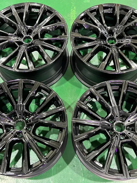대구 휠복원 대구 휠도색 대구 휠수리 타이어 전문 휠플레이[BMW 7시리즈 순정 20인치 블랙펄유광 휠도색 작업입니다.] / 대구 서구 평리동