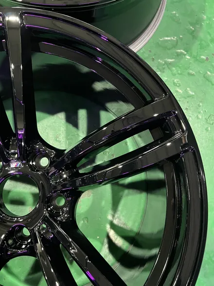 대구 휠복원 대구 휠도색 대구 자동차 휠수리 잘하는 곳 휠플레이 타이어 전문[BMW 3시리즈 순정 19인치 블랙유광 휠도색 작업입니다.] / 대구 서구 평리동