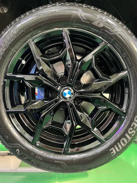 대구 휠복원 대구 휠도색 대구 휠수리 타이어 전문 휠플레이[BMW X4 순정 19인치 블랙유광 휠도색 작업입니다.] / 대구 서구 평리동